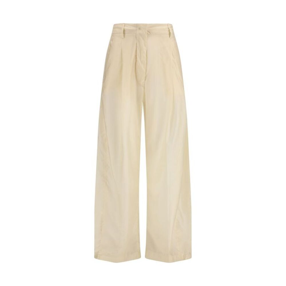 The Latest Beige Cotton Casual Women's Pants